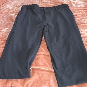 Van Heusen Men's Dark Gray Flat Front Shorts